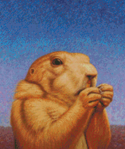 Cool Groundhog Art Diamond Painting