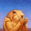 Cool Groundhog Art Diamond Painting