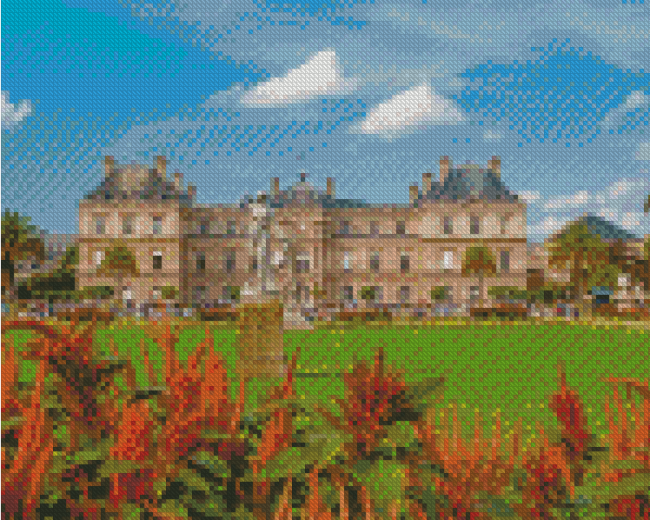 Cool Jardin du Luxembourg Diamond Painting