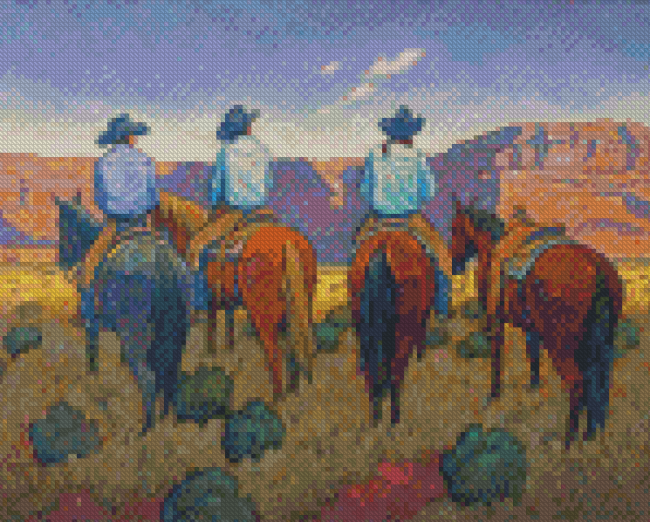 Cowboy Howard Post Diamond Painting