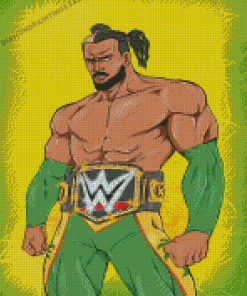 Kofi Kingston Art Diamond Painting