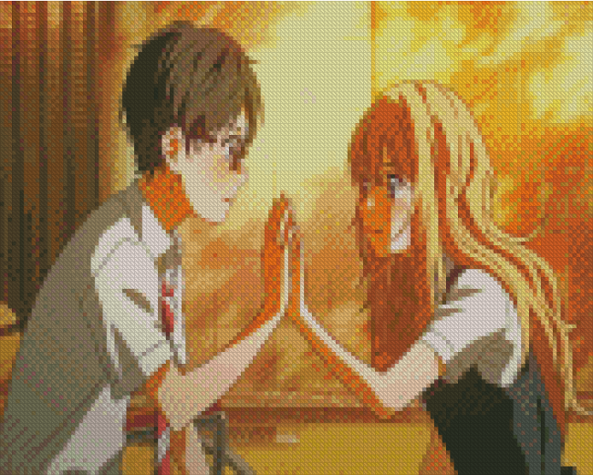 Kousei And Kaori Shigatsu Diamond Painting