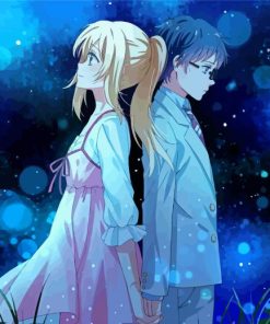 Kousei And Kaori From Your Lie In April Diamond Painting