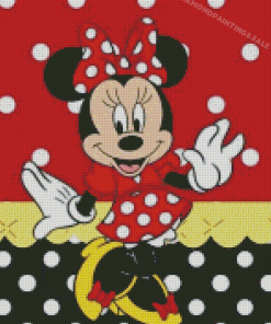 Minnie Mouse Pop Art Diamond Painting