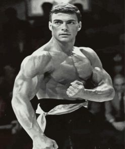 Monochrome Van Damme Diamond Painting