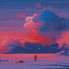 Purple Cloud Diamond Painting