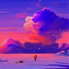 Purple Cloud Diamond Painting