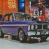 Purple XY Ford Car Diamond Painting