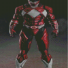 Red Ranger Hero Diamond Painting