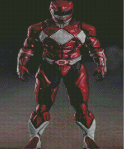 Red Ranger Hero Diamond Painting