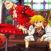 The Seven Deadly Sins Ban And Meliodas Diamond Painting