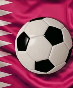 Soccer Ball Qatar Diamond Painting