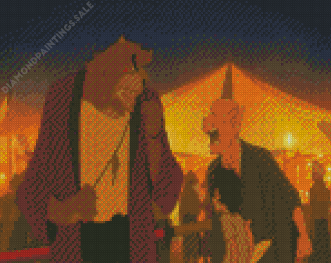 The Boy And The Beast Anime Characters Diamond Painting