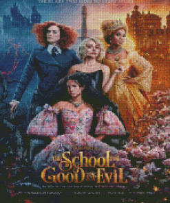 The School For Good And Evil Poster Diamond Painting