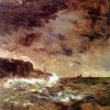 A Stormy Night By Alfred Stevens Diamond Painting