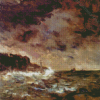 A Stormy Night By Alfred Stevens Diamond Paintings