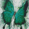 Abstract Blue And Green Butterfly Diamond Paintings