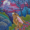 Abstract Hare Moon Diamond Paintings