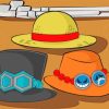 Ace Luffy Sabo Hats Diamond Painting