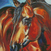 Aesthetic Dark Brown Horse Diamond Paintings