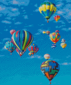 Air Balloon Fiesta Diamond Paintings