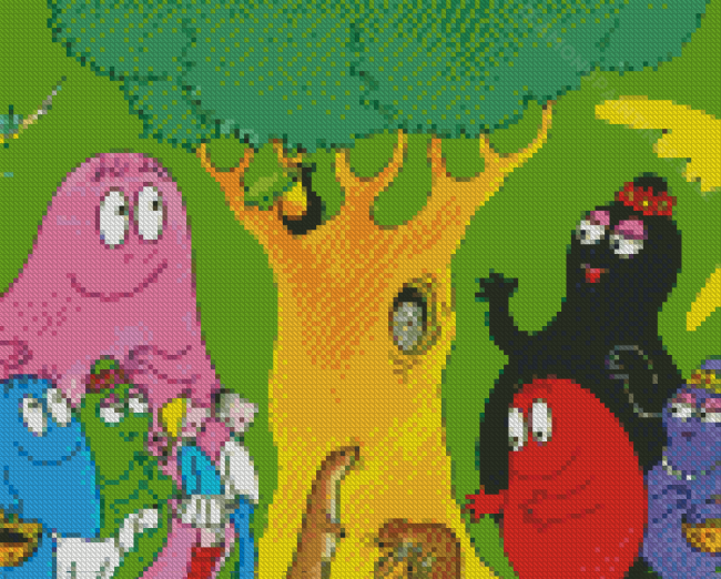 Barbapapa Art Diamond Paintings