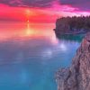 Beautiful Sunrise In Tobermory Diamond Painting