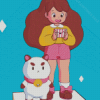 Bee And PuppyCat Cartoon Diamond Paintings