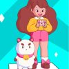 Bee And PuppyCat Cartoon Diamond Painting