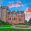 Belfast Ireland Castle Sunset Diamond Painting