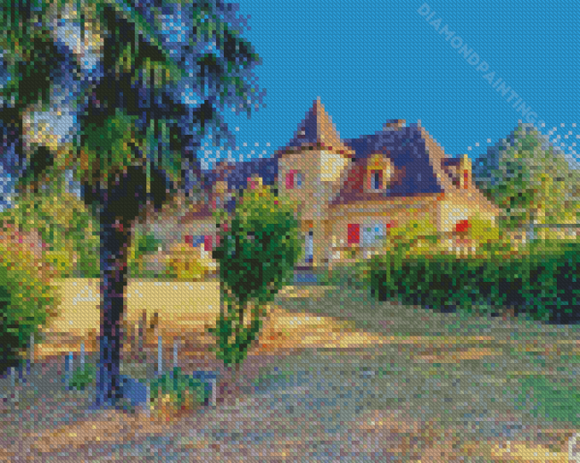 Bergerac Houses Diamond Paintings