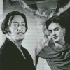 Black And White Frida Salvador Diamond Paintings