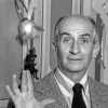 Black And White Louis De Funès Diamond Painting