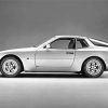 Black And White Porsche 944 Car Diamond Painting