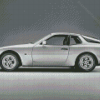 Black And White Porsche 944 Car Diamond Paintings