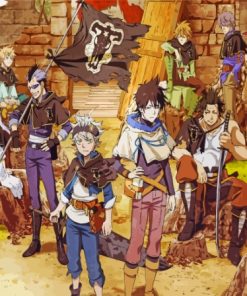 Black Clover The Black Bulls Series Characters Diamond Painting