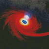 A Black Hole Destroys A Star Illustration Diamond Paintings