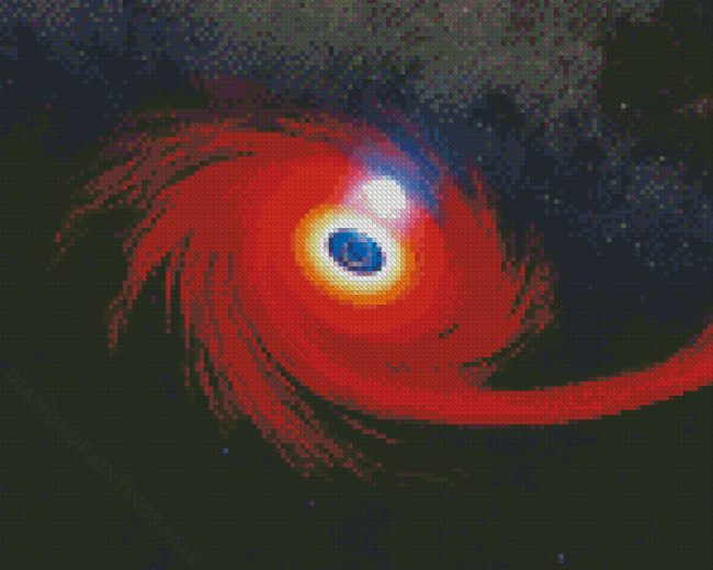 A Black Hole Destroys A Star Illustration Diamond Paintings