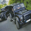 Black Land Rover Defenders Diamond Paintings
