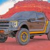 Black And Yellow Ford Raptor Diamond Painting