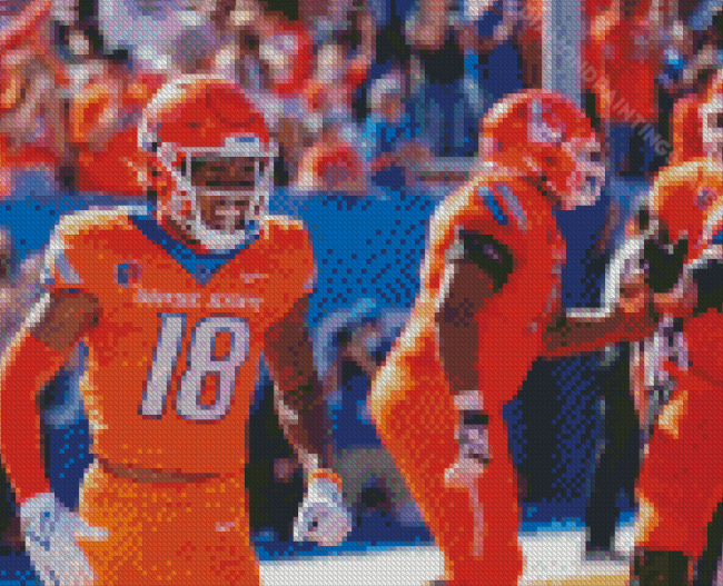 Boise State Broncos American Football Players Diamond Paintings