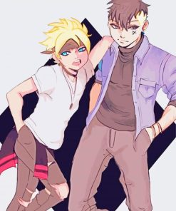 Boruto And Kawaki Art Diamond Painting