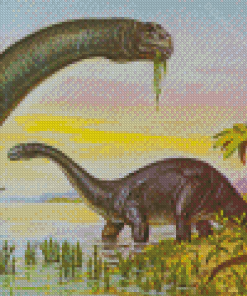 Brontosaurus Animal Art Diamond Paintings