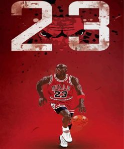 Chicago Bulls Jordan Poster Diamond Painting