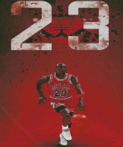 Chicago Bulls Jordan Poster Diamond Paintings