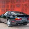 Classic Black Porsche 924 Diamond Painting