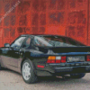 Classic Black Porsche 924 Diamond Painting