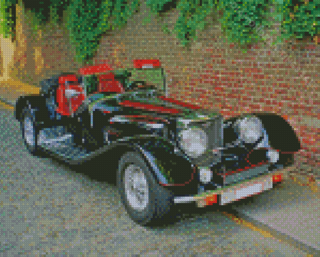 Classic Car Panther De Ville Diamond Paintings