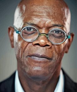 Close Up Samuel L. Jackson Diamond Painting