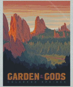 Colorado Springs Poster Diamond Paintings